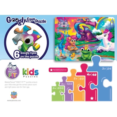 MasterPieces Kids Funny Jigsaw Puzzle - Fantasy Friends Googly Eyes 48 Pc 3 MasterPieces Kids Funny Jigsaw Puzzle - Fantasy Friends Googly Eyes 48 Pc - Image 3