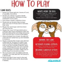 Aquarius Puzzles Gremlins Memory Master Card Game