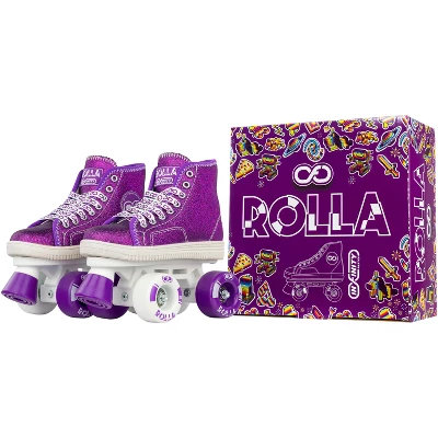 Crazy Skates Rolla Roller Skates For Girls - Sneaker-Style Kids Quad Skates 4 Crazy Skates Rolla Roller Skates For Girls - Sneaker-Style Kids Quad Skates - Image 4