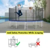 8FT/10FT/15FT Trampoline Safety Net Replacement Protection Enclosure Net