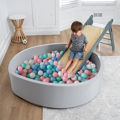 Avenlur Large Foam Ball Pit With 400 Balls - Slide Not Included 1 Avenlur Large Foam Ball Pit With 400 Balls - Slide Not Included