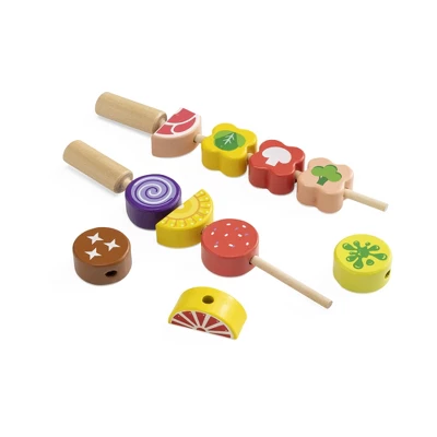 HearthSong Junior Grill Master's Pretend Play Wooden BBQ Grill Set With Accessories 11 HearthSong Junior Grill Master's Pretend Play Wooden BBQ Grill Set With Accessories - Image 11