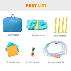 Costway Kids Bounce House Castle Splash Water Pool Without Blower -LITTLE TIKES Shop GUEST baf91b0c c963 4825 b219 a9a5d783b828