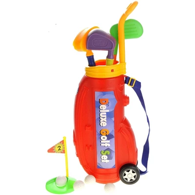 Ready! Set! Play! Link Deluxe Toy Golf Set For Kids With Easy Storage - Red 4 Ready! Set! Play! Link Deluxe Toy Golf Set For Kids With Easy Storage - Red - Image 4