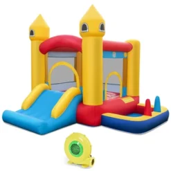 Costway Kids Bouncy Castle With Slide & Ball Pit Pool Ocean Balls & 480W Blower Included -LITTLE TIKES Shop GUEST bbfded3b c72e 4002 a222 68d5d6c8e11a