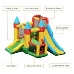Costway Kids Inflatable Bounce House Jumping Dual Slide Bouncer Castle W/ 780W Blower 12 Costway Kids Inflatable Bounce House Jumping Dual Slide Bouncer Castle W/ 780W Blower -LITTLE TIKES Shop GUEST bcd03337 e2a6 4617 a039 ffd5356bdc82