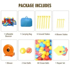 Costway Kid Inflatable Bounce House Slide Jumping Castle W/Soccer Goal Ball Pit & Blower 17 Costway Kid Inflatable Bounce House Slide Jumping Castle W/Soccer Goal Ball Pit & Blower -LITTLE TIKES Shop GUEST bd16f662 6587 4a9d 8dbc 579facdc0384