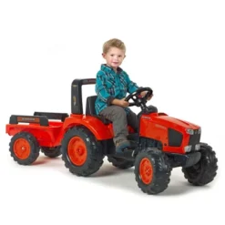 Kubota M135GX Pedal Tractor With Trailer By Falk FA2060AB
