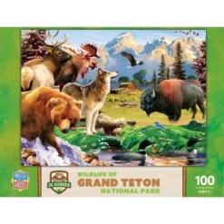 MasterPieces 100 Piece Jigsaw Puzzle For Kids - Grand Teton National Park