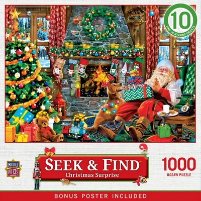 MasterPieces 1000 Piece Jigsaw Puzzle - Christmas Surprise - 19.25"x26.75" 1 MasterPieces 1000 Piece Jigsaw Puzzle - Christmas Surprise - 19.25"x26.75"