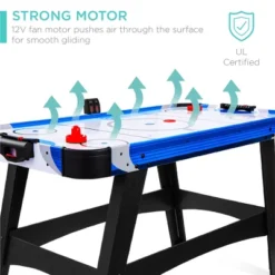 Best Choice Products 58in Mid-Size Air Hockey Table For Game Room W/ 2 Pucks, 2 Pushers, LED Score Board, 12V Motor -LITTLE TIKES Shop GUEST be84f95c 7b98 4e91 9302 e1f83555dd18