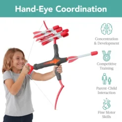 Best Choice Products Kids Bow & Arrow Set, Children's Play Archery Toy W/ Target Stand, 12 Arrows, Quiver 13 Best Choice Products Kids Bow & Arrow Set, Children's Play Archery Toy W/ Target Stand, 12 Arrows, Quiver -LITTLE TIKES Shop GUEST bed56b25 0b89 48d8 8e21 9c1d666afb7c