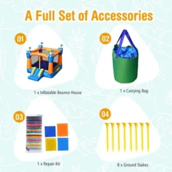 Costway Inflatable Bounce House Kids Magic Castle W/ Large Jumping Area Without Blower 14 Costway Inflatable Bounce House Kids Magic Castle W/ Large Jumping Area Without Blower -LITTLE TIKES Shop GUEST bf034a8a 8eb2 420b 9167 5bb728cbd570