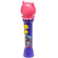 EKids Gabby's Dollhouse Toy Microphone For Kids - Purple (GA-070.EMV22)