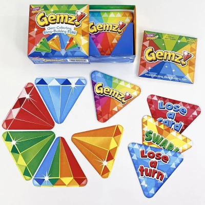 TREND Gemz! Three Corner Card Game, Pack Of 3 2 TREND Gemz! Three Corner Card Game, Pack Of 3 - Image 2