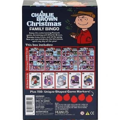 Aquarius Puzzles Peanuts A Charlie Brown Christmas Family Bingo Game 2 Aquarius Puzzles Peanuts A Charlie Brown Christmas Family Bingo Game - Image 2