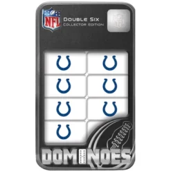 MasterPieces Officially Licensed NFL Indianapolis Colts 28 Piece Dominoes Game For Adults