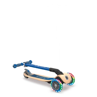 Globber Primo Foldable Wood Scooter - Navy Blue 1 Globber Primo Foldable Wood Scooter - Navy Blue