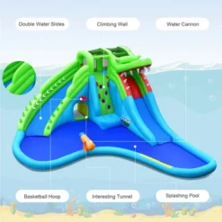 Costway Inflatable Style Water Slide Upgraded Kids Bounce Castle W/780W Blower -LITTLE TIKES Shop GUEST c11743e4 9688 46cd b5d0 827e30d16f4f