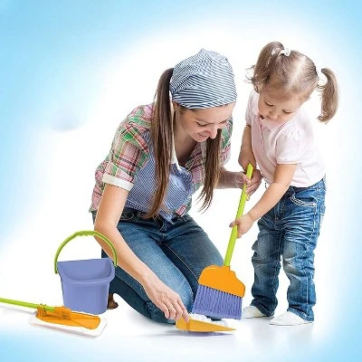 Kidzlane Kids Cleaning Set For Toddlers Kids Broom Set For Kids For Play 2 Kidzlane Kids Cleaning Set For Toddlers Kids Broom Set For Kids For Play - Image 2