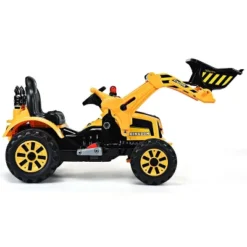 Costway 12V Battery Powered Kids Ride On Excavator Truck W/ Front Loader Digger Yellow -LITTLE TIKES Shop GUEST c3492068 0f0a 48f3 9aa8 46b7392d9ec7