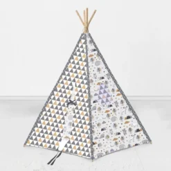 Bacati - Woodlands Gray/Beige Play Tent For Kids/Toddlers, 100% Cotton Percale Fabric Cover 9 Bacati - Woodlands Gray/Beige Play Tent For Kids/Toddlers, 100% Cotton Percale Fabric Cover -LITTLE TIKES Shop GUEST c3ad3ac9 8113 482a 924d 94c3bc9d2fdd