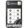 MasterPieces Officially Licensed NFL New Orleans Saints 28 Piece Dominoes Game For Adults