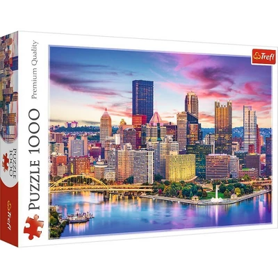 Trefl Pittsburgh Pennsylvania USA Jigsaw Puzzle - 1000pc 1 Trefl Pittsburgh Pennsylvania USA Jigsaw Puzzle - 1000pc