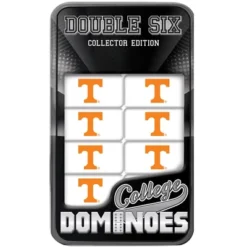 MasterPieces Officially Licensed NCAA Tennessee Volunteers 28 Piece Dominoes Game For Adults