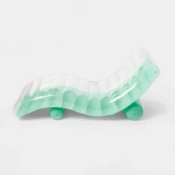 Chaise Pool Float Lounge Green - Sun Squad™
