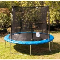 JumpKing 10 Foot Outdoor Trampoline 78sqft & Safety Net Enclosure, Blue JK10VC1 -LITTLE TIKES Shop GUEST c54b3c50 0049 4680 899f 530da4ab681d 1