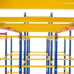 Skywalker Trampolines ActivPlay Modular Jungle Gym With Saucer Swing Arched Ladder Climber Swing Set Monkey Bar