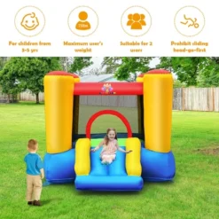 Costway Inflatable Mighty Bounce House Castle Jumper Moonwalk Bouncer Without Blower -LITTLE TIKES Shop GUEST c75f1aad 87af 4b73 871f 7378ff2f81fd