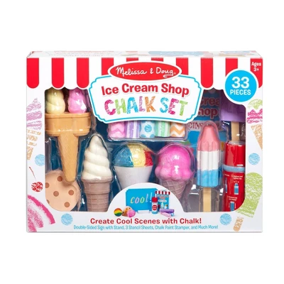 Melissa & Doug Ice Cream Shop Chalk Set 2 Melissa & Doug Ice Cream Shop Chalk Set - Image 2