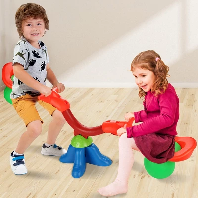 Costway Kids Seesaw 360 Degree Spinning Teeter Totter Bouncer Activity Sporting Play 2 Costway Kids Seesaw 360 Degree Spinning Teeter Totter Bouncer Activity Sporting Play - Image 2