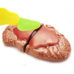 Link Little Chef Kitchen Fun Steak And Egg Dinner Cutting Food Playset, Play Food