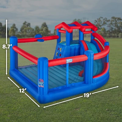 Sunny & Fun Inflatable Bounce House, Bouncy Castle With Slide 1 Sunny & Fun Inflatable Bounce House, Bouncy Castle With Slide