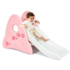 Costway Freestanding Baby Slide Indoor First Play Climber Slide Set For Boys Girls PinkBlueGray -LITTLE TIKES Shop GUEST ca4c49a4 6dd0 4bbd 937d baa327ff730a