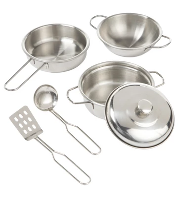 HearthSong Wooden Mud Kitchen & Sensory Play Station With Metal Accessories For Kids' Imaginative Play 3 HearthSong Wooden Mud Kitchen & Sensory Play Station With Metal Accessories For Kids' Imaginative Play - Image 3