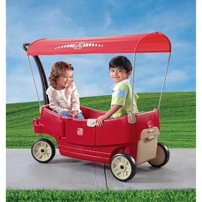Step2 All Around Canopy Wagon - Red 9 Step2 All Around Canopy Wagon - Red - Image 9