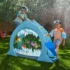KidKraft Shark Escape Arched Outdoor Toddler Play Climber