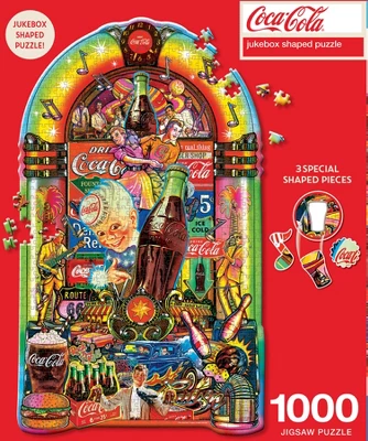 MasterPieces 1000 Piece Jigsaw Puzzle - Coca-Cola Jukebox - 21"x35" 1 MasterPieces 1000 Piece Jigsaw Puzzle - Coca-Cola Jukebox - 21"x35"