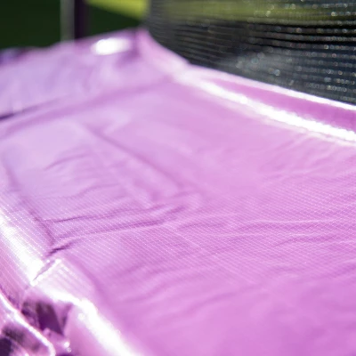 Skywalker Trampolines 12' Round Trampoline With Enclosure - Purple 4 Skywalker Trampolines 12' Round Trampoline With Enclosure - Purple - Image 4