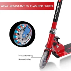 Costway Folding Aluminum 2 Wheel Kids Kick Scooter Adjustable Height LED Light Up 15 Costway Folding Aluminum 2 Wheel Kids Kick Scooter Adjustable Height LED Light Up -LITTLE TIKES Shop GUEST ce13f5a5 a614 44f6 9336 feb63cdd4dcb