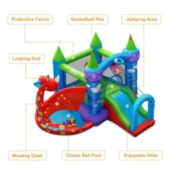 Costway Kids Inflatable Bounce House Dragon Jumping Slide Bouncer Castle W/ 750W Blower 13 Costway Kids Inflatable Bounce House Dragon Jumping Slide Bouncer Castle W/ 750W Blower -LITTLE TIKES Shop GUEST ce63cdcc 2e59 4130 b4cf 86faac596b9b