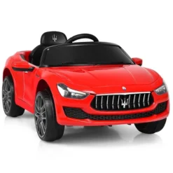 Costway 12V Maserati Licensed Kids Ride On Car W/ RC Remote Control Led Lights MP3 BluePinkWhite -LITTLE TIKES Shop GUEST cebca73a 6593 4ff4 9937 1b82aae17f16