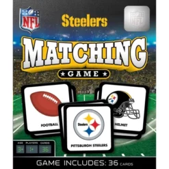 MasterPieces Officially Licensed NFL Pittsburgh Steelers Matching Game For Kids And Families
