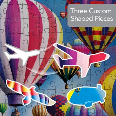 Masterpieces 500 Piece Shaped Puzzle - Hot Air Balloons - 19.09"x24.26" 5 Masterpieces 500 Piece Shaped Puzzle - Hot Air Balloons - 19.09"x24.26" - Image 5