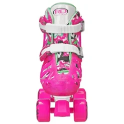 Roller Derby Trac Star Youth Kids' Adjustable Roller Skate - White/Pink -LITTLE TIKES Shop GUEST cf5f2cfd 0d44 41dc 8b4e 8fab349605d7