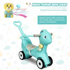 Costway Baby Rocking Horse 4 In 1 Kids Ride On Toy Push Car W/ Music Indoor Outdoor Gift -LITTLE TIKES Shop GUEST cf7952c1 38b6 4199 9226 758f46d5105d